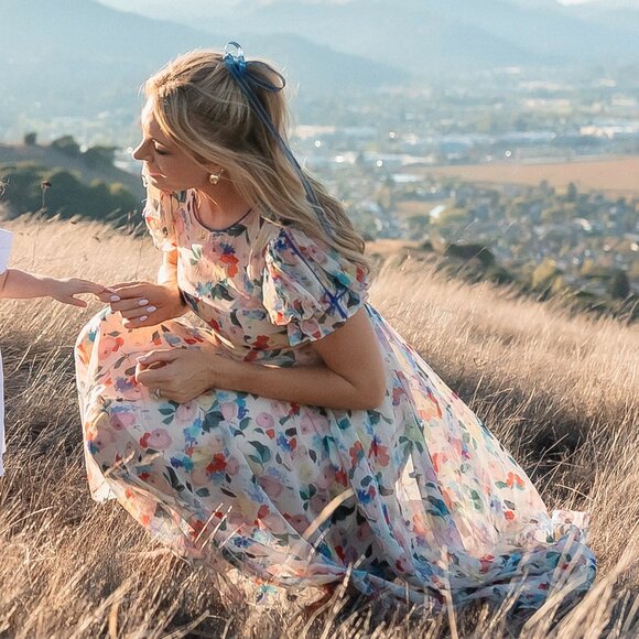 DÔEN (Doen) Floret Dress in Fleur Du Matin (Size Medium, Multicolor Floral) - Picture 2 of 8